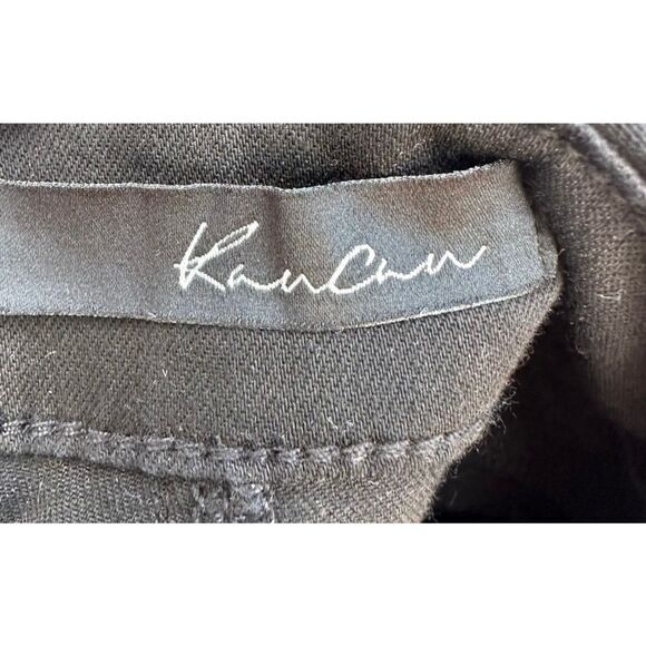 Kancan Skinny Button Front Overalls Denim Stretch 90s Black Women Small NWT - Picture 4 of 6